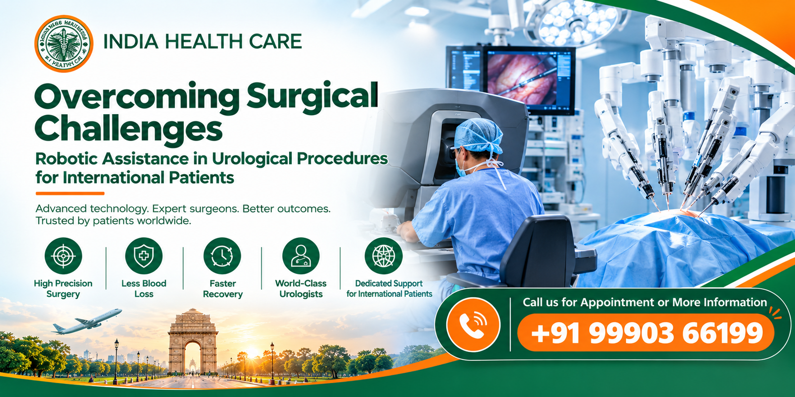 Overcoming Surgical Challenges: Robotic Assistance in Urological Procedures for International Patients