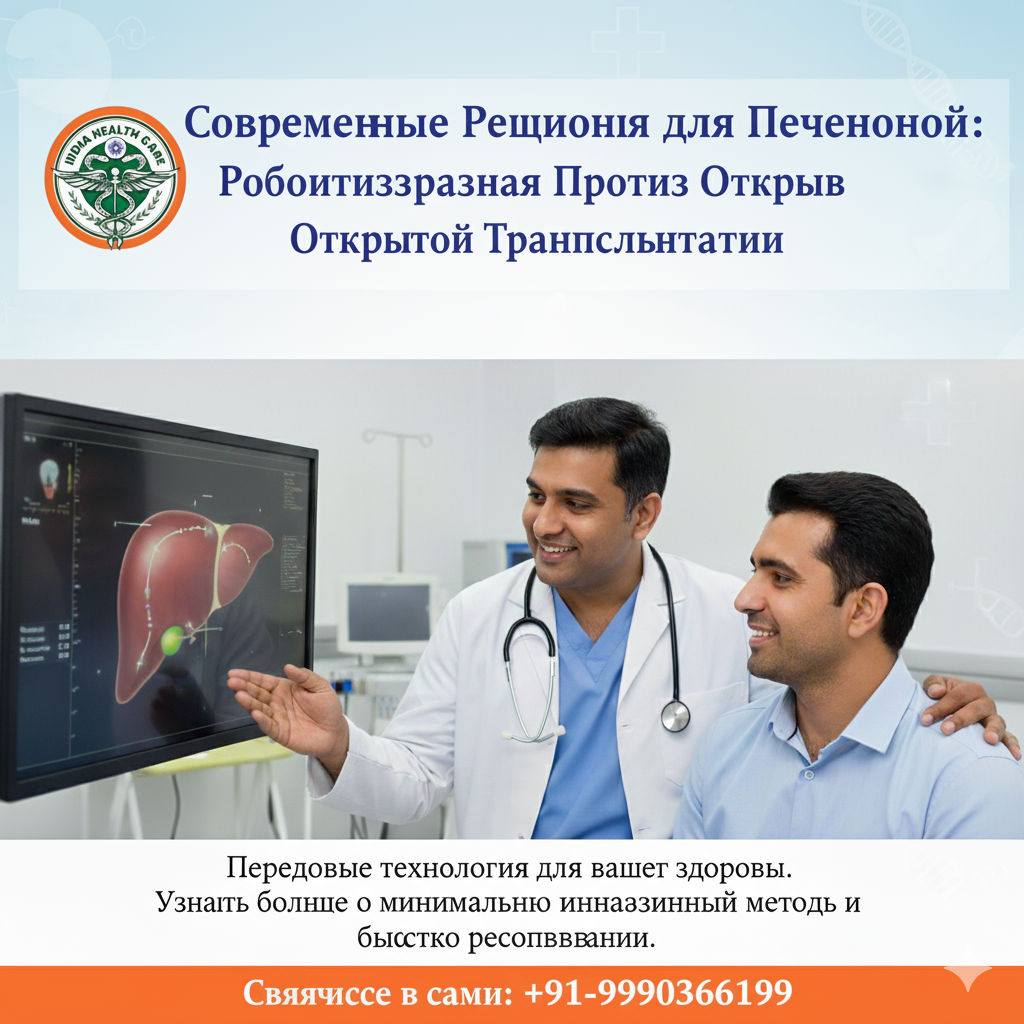 Современные Решения для Печеночной Недостаточности: Роботизированная Против Открытой Трансплантации – Почему Индия Ваш Лучший Выбор