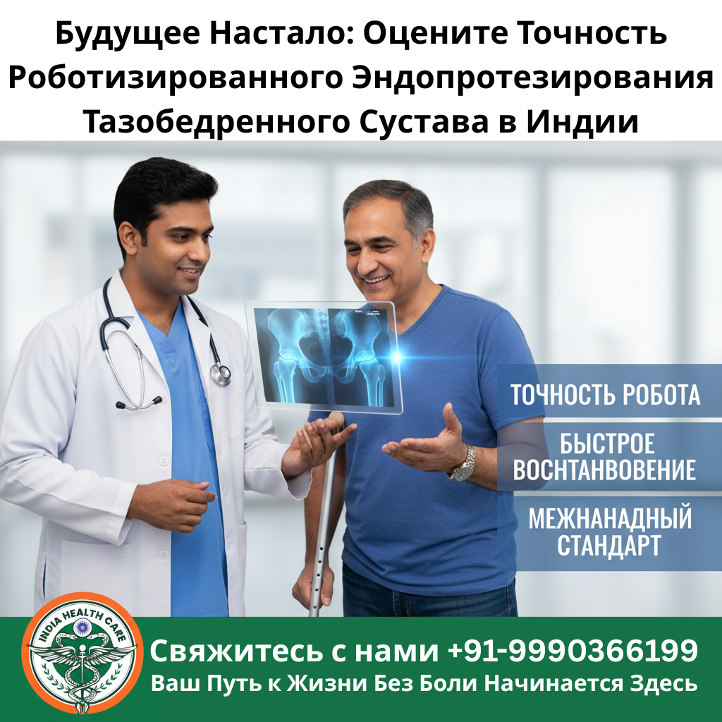 Будущее Настало: Оцените Точность Роботизированного Эндопротезирования Тазобедренного Сустава в Индии